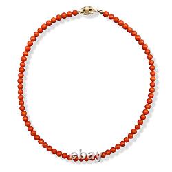 Vintage Adriatic Red Coral Branch Necklace
