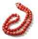 Vintage Coral Bead Necklace Salmon Colored Strand 24