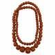 Vintage Coral Bead Necklace With Gia Report