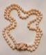 Vintage Double Strand Coral Bead Necklace