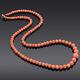 Vintage Gold Filled 3.6-9.0 Mm Red Coral Beaded Strand Necklace 18.75 Inches