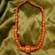 Vintage Natural Coral Beads Necklace 132 Grams 21 8x6 Mm To 16x23 Mm