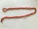 Vintage Single Row Orange Coral Beads Length Approx 94 Cm Boltring Fastening