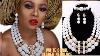 White Coral Fashion New Jewelry Sets For Women Nigerian Wedding African Beaded Jewelry Sets