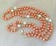 Zoe B. 14k Gold Beads With Angel Skin Coral & Cultured Pearls Necklace 38