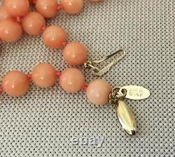Zoe B. 14K Gold Beads with Angel Skin Coral & Cultured Pearls Necklace 38