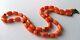 `pretty Orange Colour Coral Necklace (17 1/2 Long)